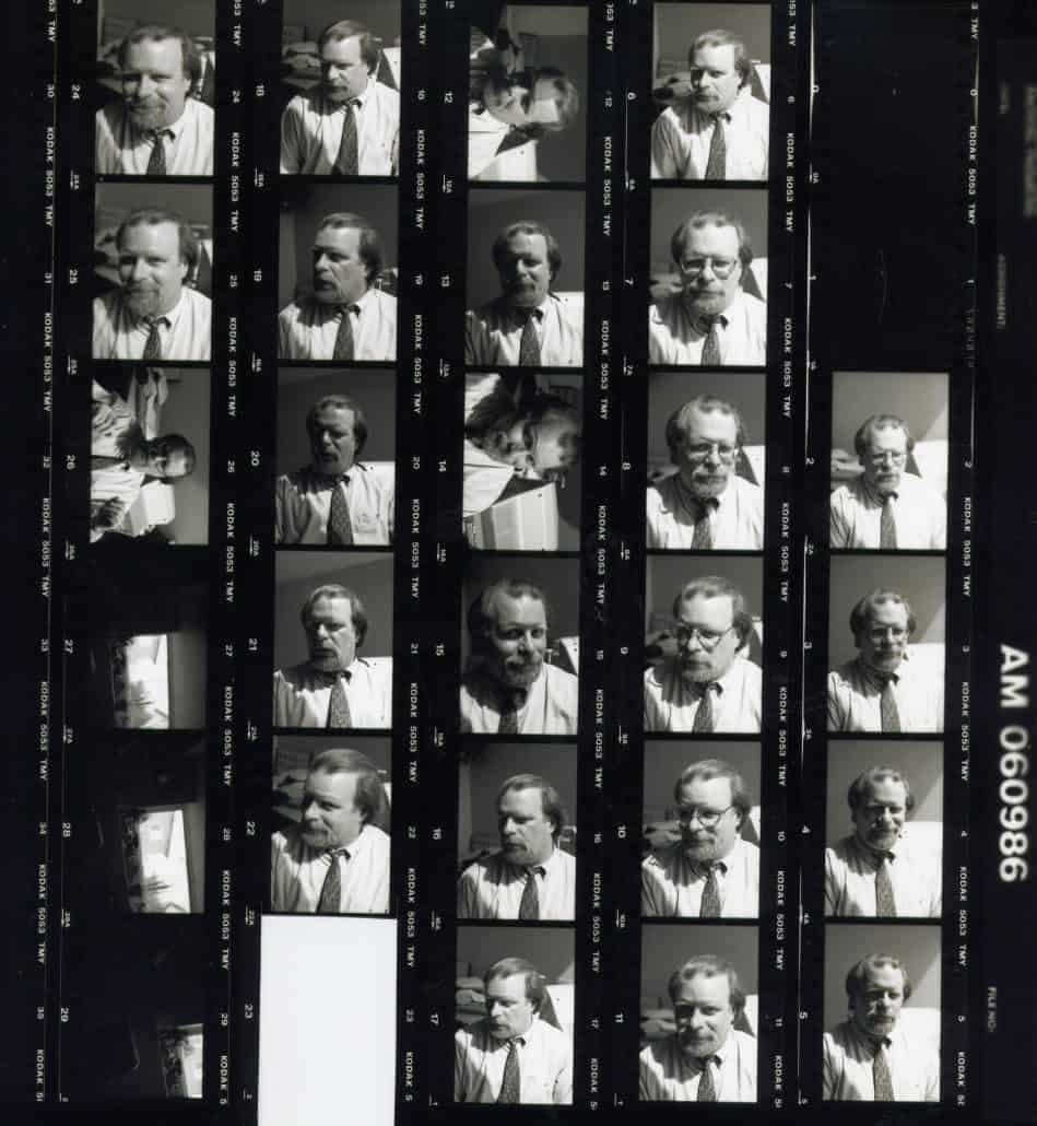 Tom Dyer contact sheet