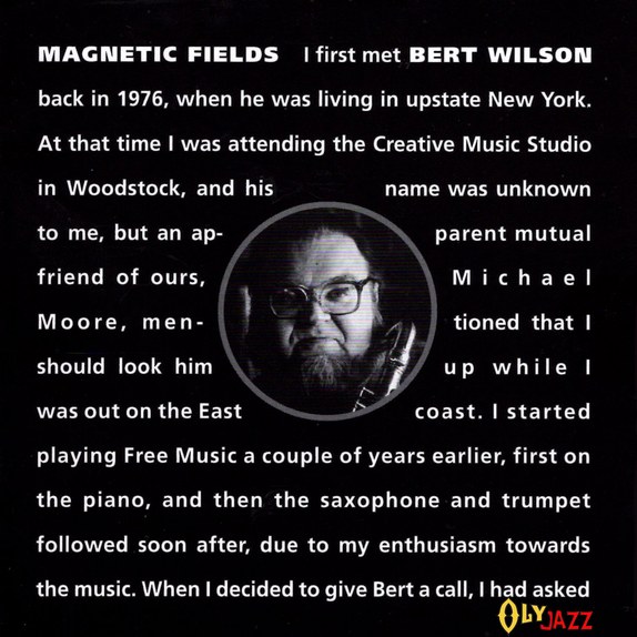 Bert Wilson & Art Tantrum — Magnetic Fields — cover art.