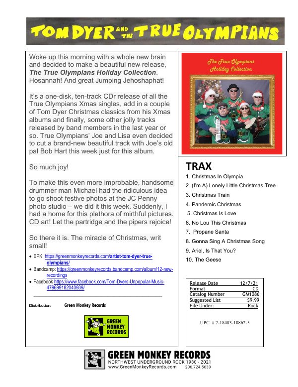 First page of GM1086 True Olympians Xmas -1_Sheet