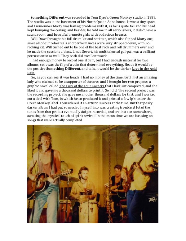 First page of Something Different Fixed