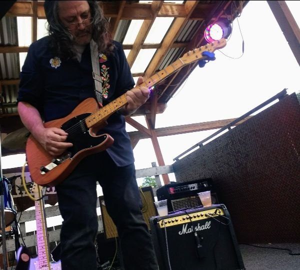 Mark Brunke picture from the Green Monkey Records newsletter, August 2023