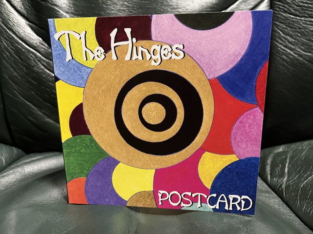 The Hinges picture from the Green Monkey Records newsletter, April 2024