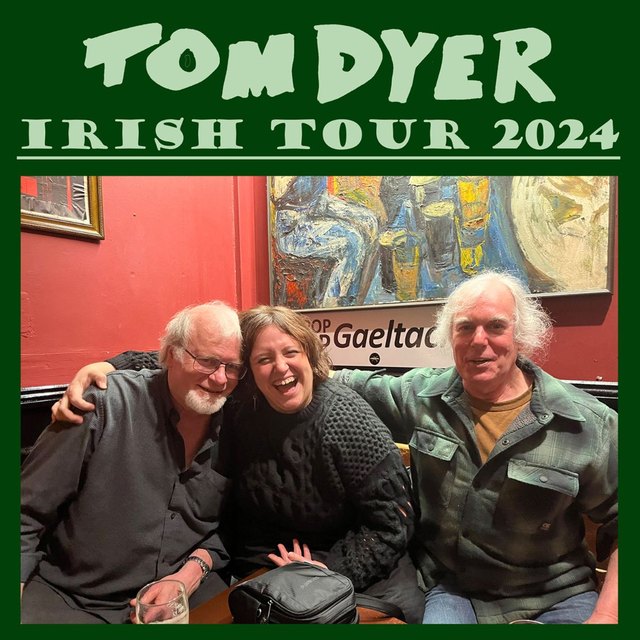 Tom Dyer picture from the Green Monkey Records newsletter, September 2024