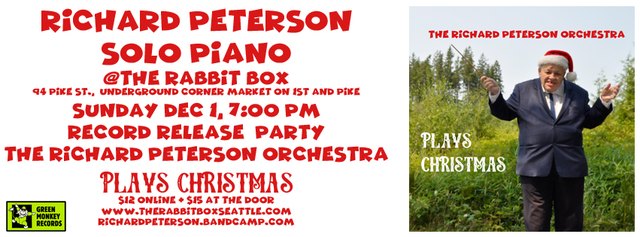 Richard Peterson picture from the Green Monkey Records newsletter, November 2024