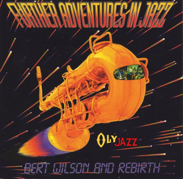 Bert Wilson and Rebirth picture from the Green Monkey Records newsletter, March 2025