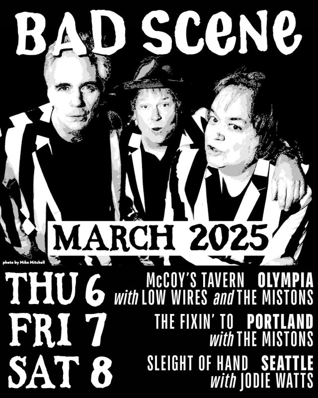 Bert Wilson and Rebirth picture from the Green Monkey Records newsletter, March 2025