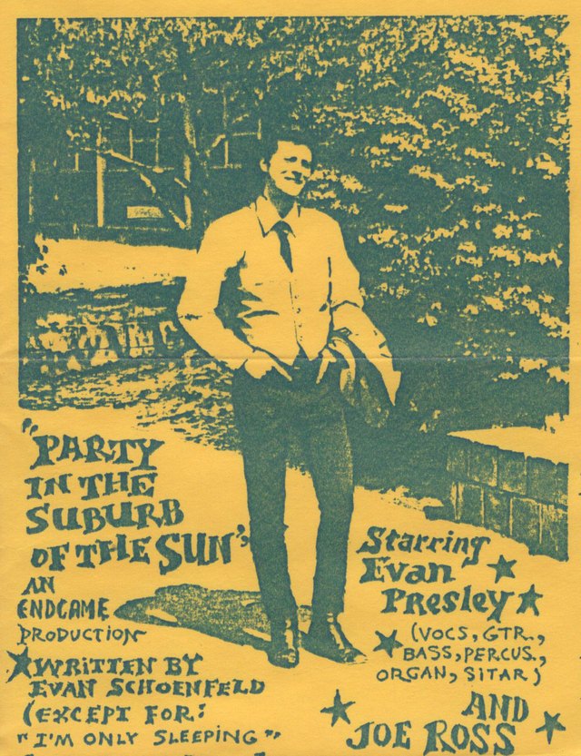 Evan Schoenfeld picture from the Green Monkey Records newsletter, June 2025