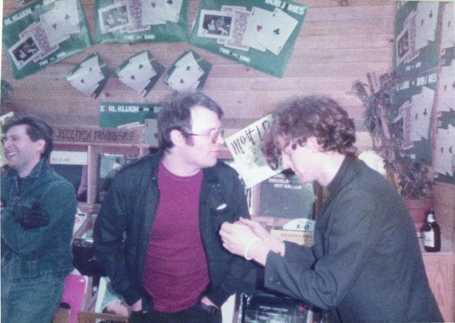 Evan Schoenfeld picture from the Green Monkey Records newsletter, June 2025