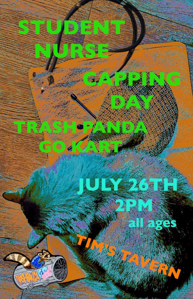 The True Olympians picture from the Green Monkey Records newsletter, July 2025