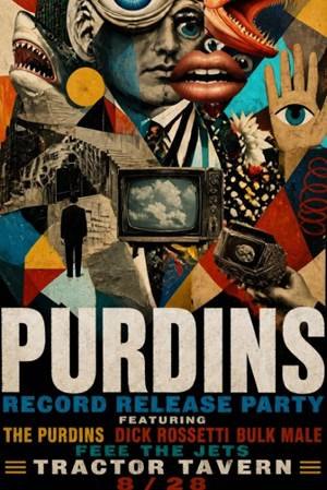 The Purdins picture from the Green Monkey Records newsletter, August 2026
