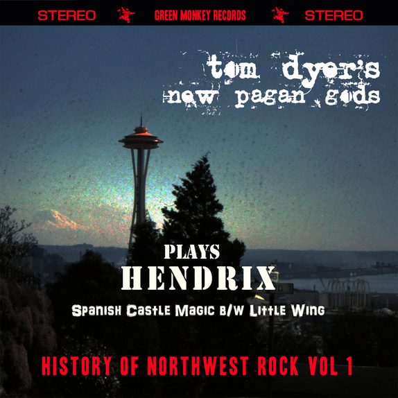 Tom Dyer's New Pagan Gods Play Hendrix (single) — cover art.